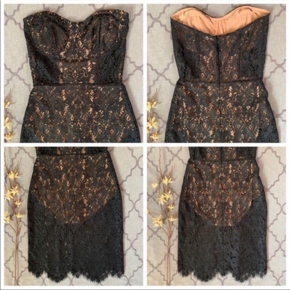 Epic For Love And Lemons Uber-Feminine & Romantic & Sexy Strapless Dress - Picture 8 of 16